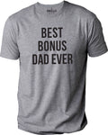 Funny Shirt for Men | Best Bonus Dad Ever Shirt | Dad Christmas Gifts - Gift from Daughter to Dad - Gift for Fathers Day - Son to Dad - eBollo.com