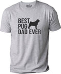 Best Pug Dad Ever | Funny Shirt Men - Dad Christmas Gifts - Fathers Day Gift - Husband Gift - From Daughter to Dad - Pug Dog Shirt - eBollo.com