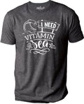 I Need Vitamin Sea Shirt | Funny Shirt Men - Fathers Day Gift - Vacation Shirt - Humor Beach - Husband Gift - Dad Mom Gift - Soft TShirt - eBollo.com