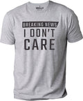 Funny Shirt Men | Breaking New I Don't Care | Funny T Shirts for Men - Fathers Day Gift - Sarcastic Shirt - Husband Gift - Dad Gift - eBollo.com