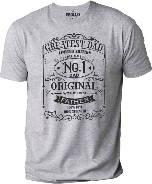Greatest Dad | Original World's Best Father T Shirts | Funny Shirt Men - Fathers Day Gift - Husband Gift - Dad Tshirt -  No 1 Dad Tee - eBollo.com