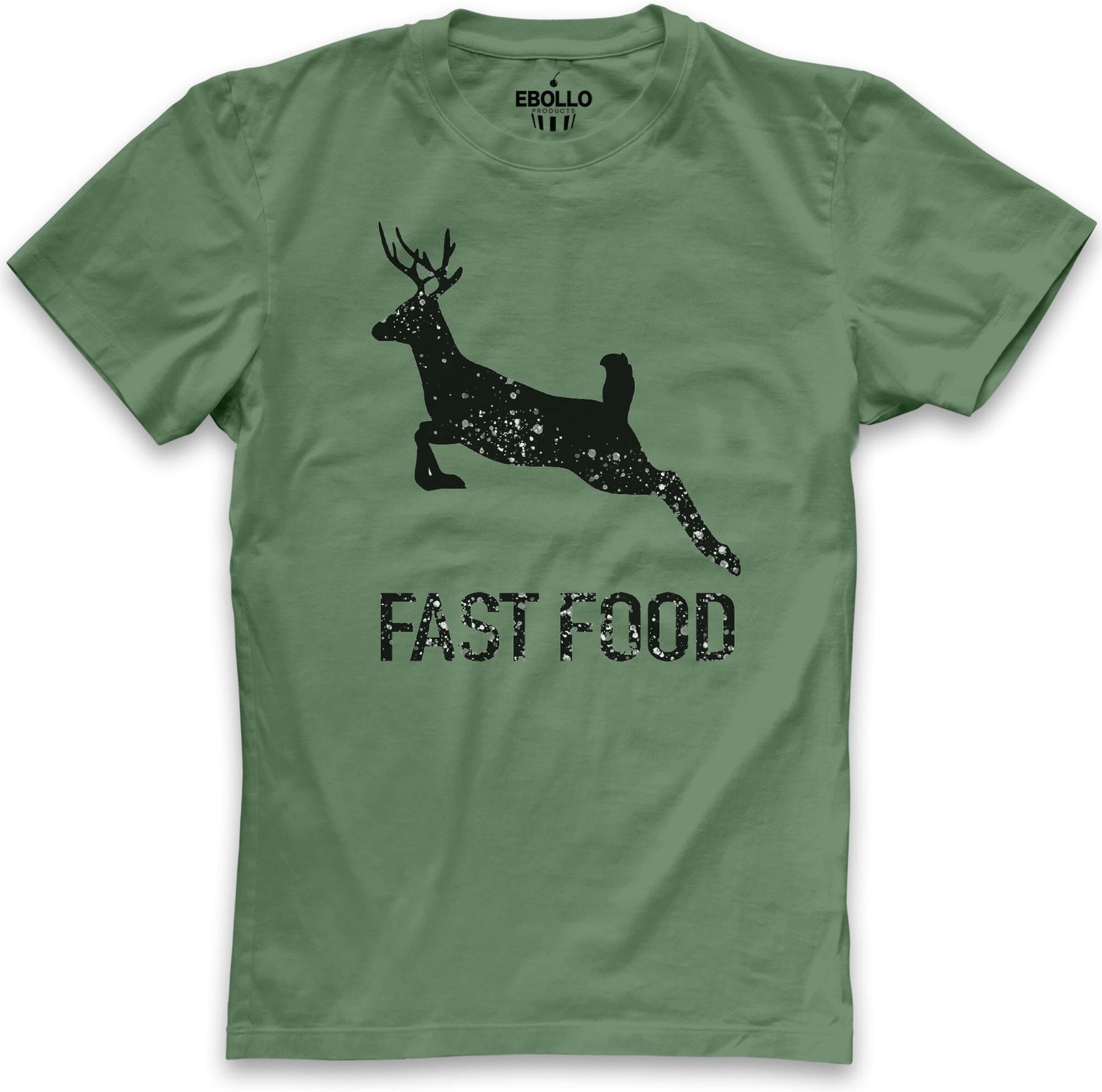 Funny Hunting T Shirt, Fast Food Deer, Hunters Shirt - Fathers Day Gift -  Deer Running Fast Tshirt - Grandpa Tee - Gift for Husband