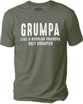 Grumpa, Like a Regular Grandpa Only Grumpier | Fathers Day Gift - Grandpa shirt - Funny Shirt Men - Grandpa Gift - Grumpy TShirt, Grumpa Tee - eBollo.com