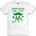 One Lucky Mr | St Patricks Day - Funny Shirt Men - Husband Gift - Mens Irish Gift - Dad St Patricks Day Tshirt - Irish T Shirt - Ireland Tee - eBollo.com