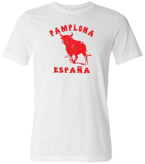 Pamplona Espaa | Funny Shirt for Men - Mens Womens T Shirt - Birthday Gift - Fathers Day Gift - Graphic Shirt - Pamplona Bulls, Spain Bulls - eBollo.com