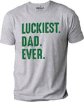St Patricks Day Shirt | Luckiest Dad Ever | Fathers Day Shirt - Funny Shirt Men - St Patrick's Dad Shirt - Husband Gift - Irish Tee - eBollo.com