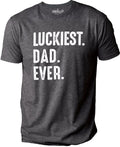 St Patricks Day Shirt | Luckiest Dad Ever | Fathers Day Shirt - Funny Shirt Men - St Patrick's Dad Shirt - Husband Gift - Irish Tee - eBollo.com