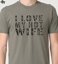 Wife Gift - I Love My Hot Wife Shirt | Fathers Day Gift - Funny Shirt Men - Wife Gift - Husband Gift Dad Shirt - eBollo.com