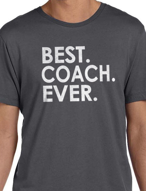 Coach Gift | Best Coach Ever Funny Shirt Men - Fathers Day Gift - Funny Quote Coaches and Teachers Shirt Husband Dad Shirt - eBollo.com
