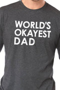 Dad Shirt | World's Okayest DAD | Funny Shirts for Men - Fathers Day Gift - Husband Gift - Dad Gift - Funny Mens Shirt - eBollo.com