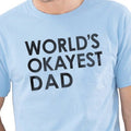 Fathers Day Gift | World's Okayest Dad Shirt | Mens t shirt t-shirt for Dad Husband Gift Uncle Gift Best Dad T-shirt - eBollo.com
