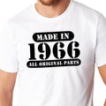 Fathers Day Gift, Made in 1966 ( ANY YEAR) all original parts Mens T shirt Dad Gift Father Gift Dad Shirt Funny T shirt - eBollo.com