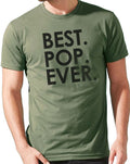Fathers Day Gift - Pop Shirt - Best Pop Ever Mens T shirt Dad Gift Husband Gift - Funny T shirts GranDad Gift Pop Pop Shirt - eBollo.com