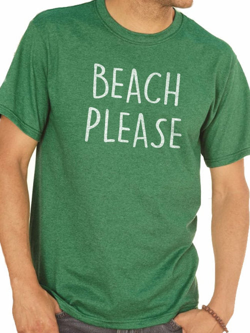 Beach Please T-shirt | MENS Shirt - Fathers Day Gift - Funny Shirt Men - Vacation Shirt - Husband Gift - Summer T-Shirt - Dad Gift - eBollo.com
